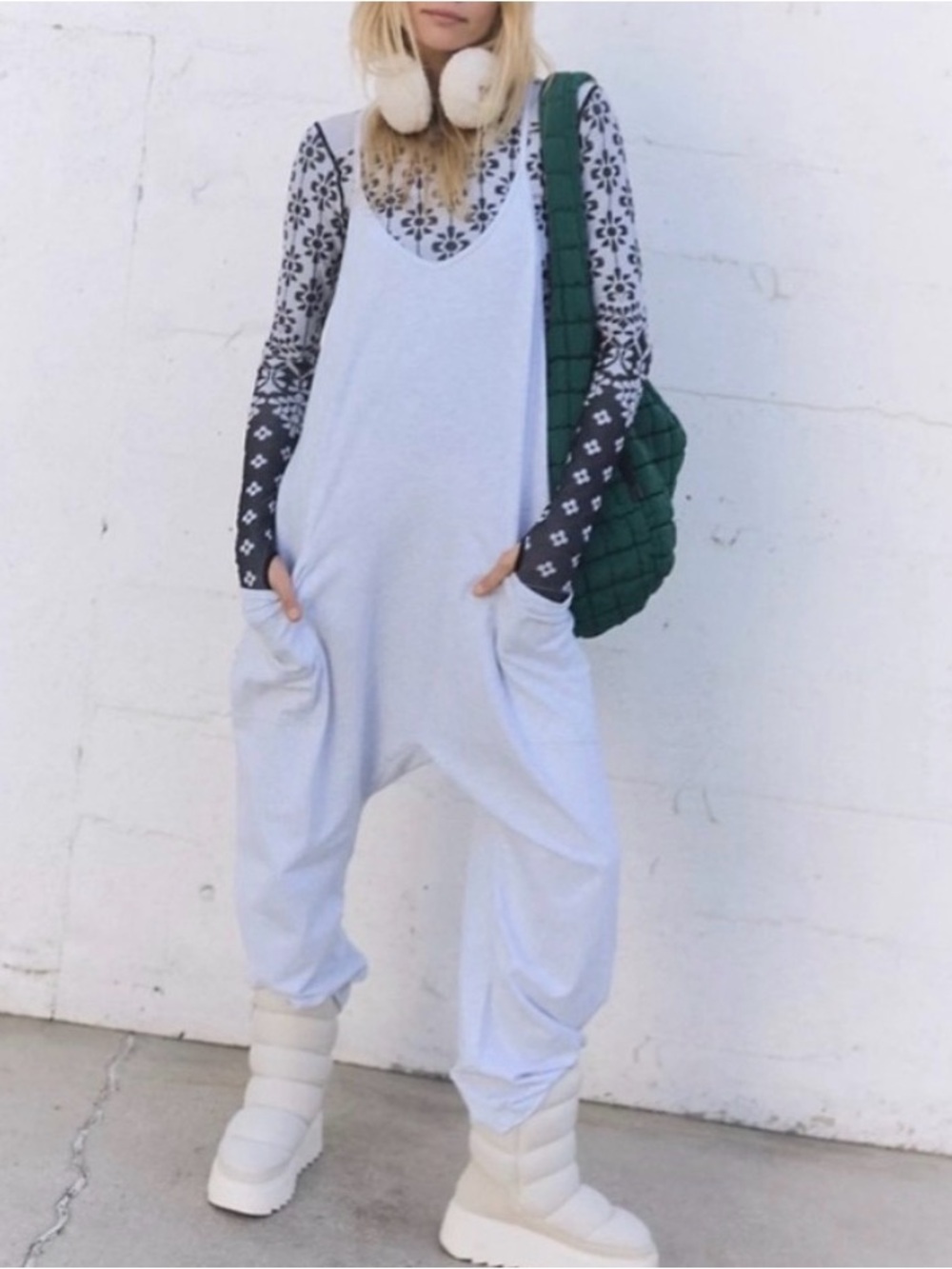 Hot Shot Onesie FP Movement - Light Heather Grey sold out